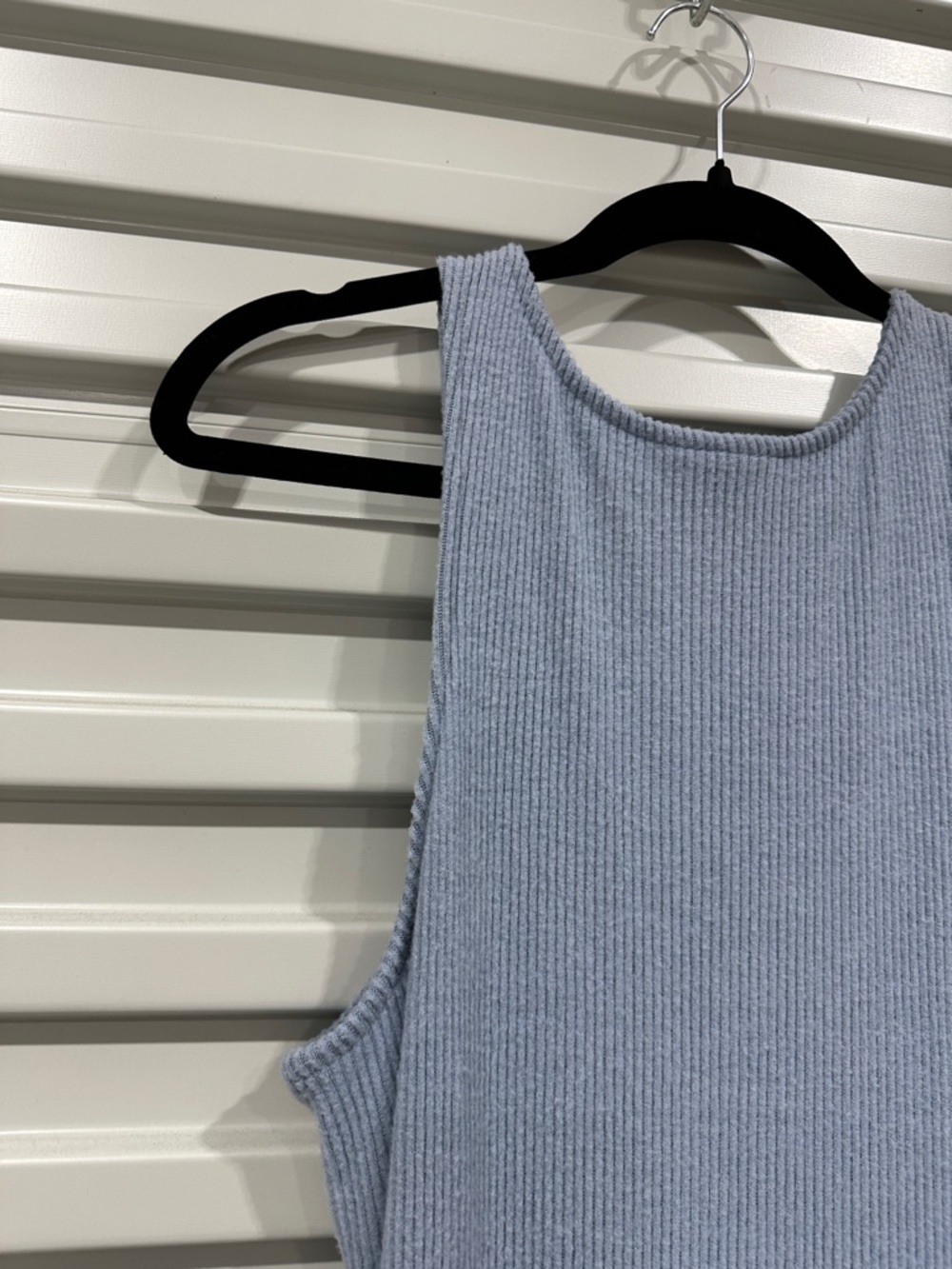 Universal Thread Light Blue Ribbed Tank Maxi Dress - Picture 8 of 10